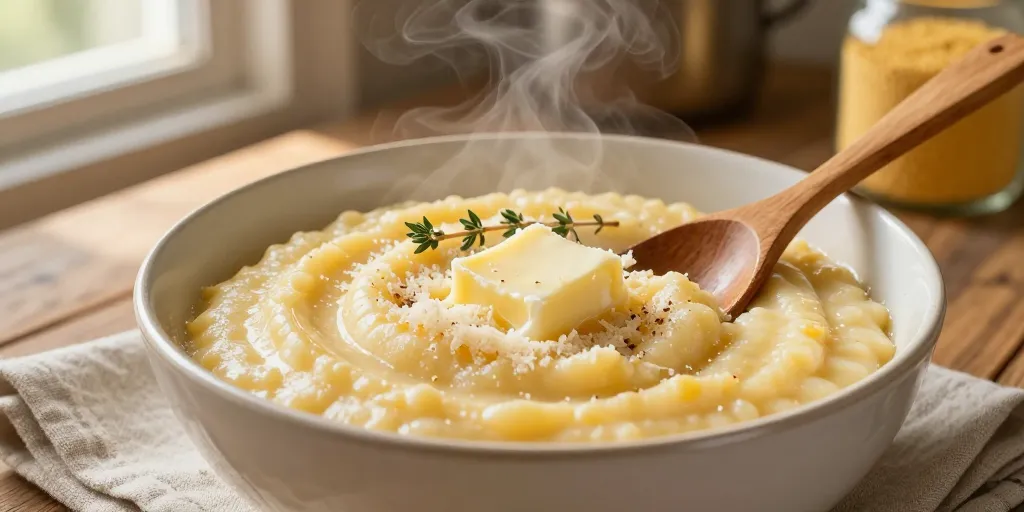 polenta cremeuse c'est quoi
