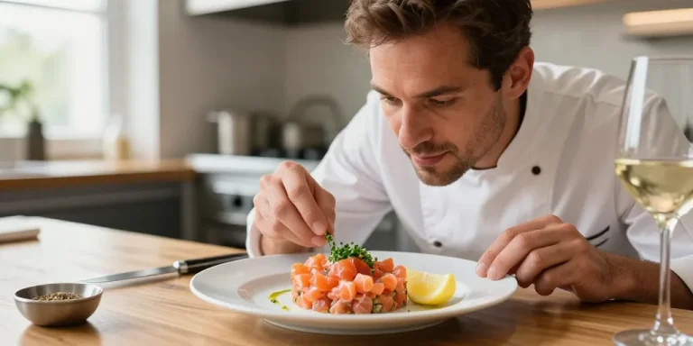tartare de saumon de cyril lignac