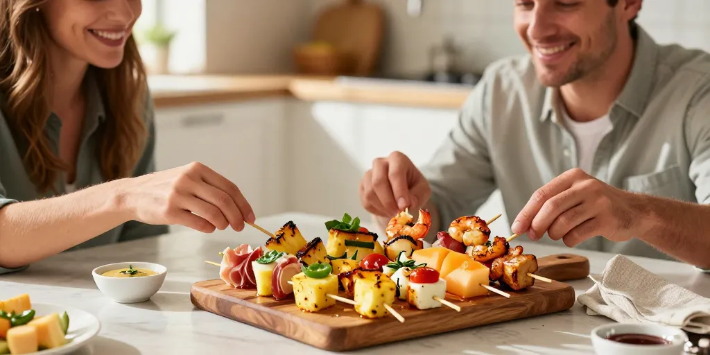 brochette ananas apero