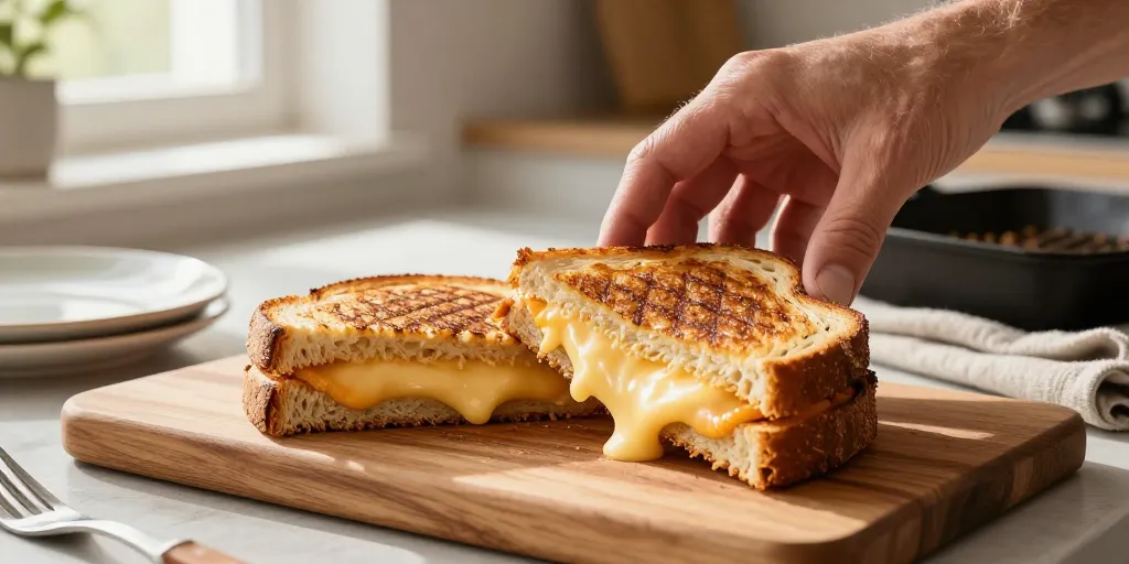 croque monsieur sans beurre