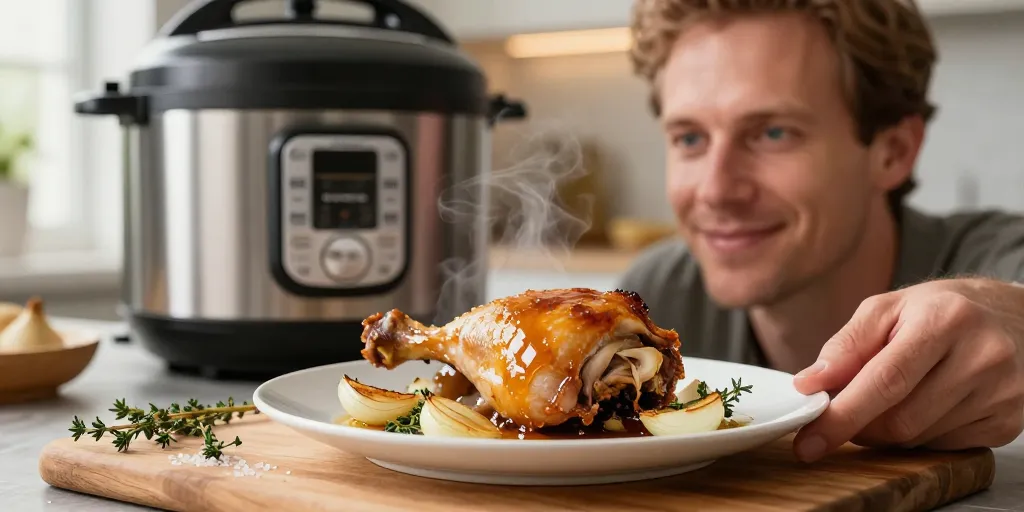 cuisse de pintade au miel au cookeo