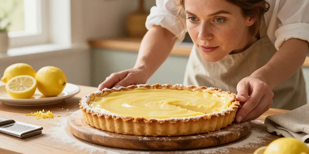 tarte au citron sans oeuf