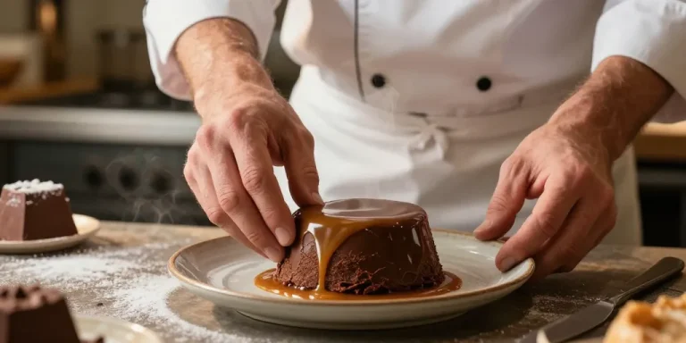 coeur coulant au caramel