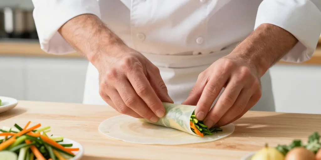 rouleaux de printemps aux légumes