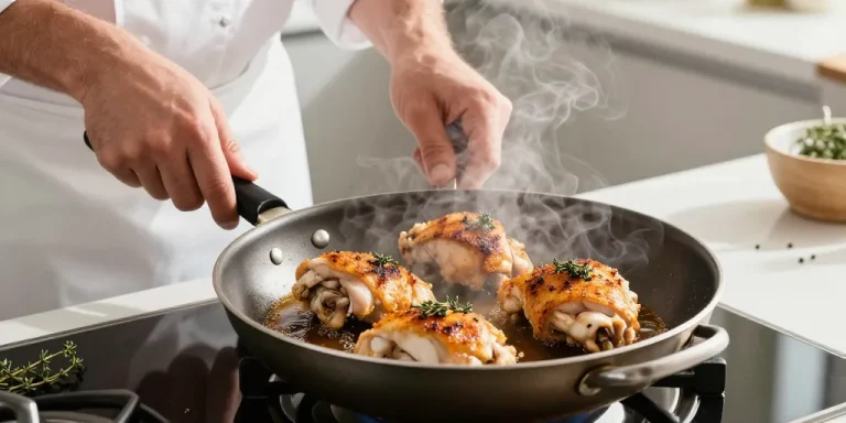 temps cuisson cuisse poulet poele